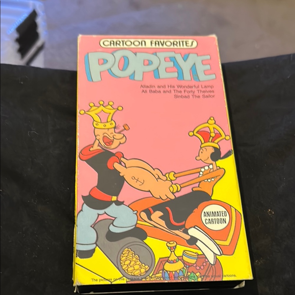 Popeye Cartoon Favorites VHS
